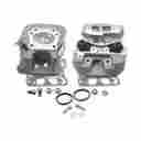 106-3255 07-13 S Cycle Super Stock Cylinder Heads 89cc Silver Harley Fxdc Dyna Glide