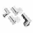 106-2400 S Cycle Chrome Valve Spring Top Cover Kit Harley 1938-46 Knucklehead