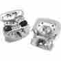 10679-dxf1 S Cycle Super Stock Cylinder Heads 79cc Silver Harley Fxd Dyna Glide 1999-05