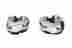 11-0858 Vtwin Motor Shop Replica Cylinder Heads W Rocker Covers Harley 1936-47 Knucklhead
