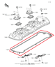 11061-0914 Kawasaki New Oem Versys Cylinder Head Cover Gasket Seal