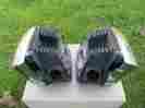 16721-84a 16720-84 Evolution Bigtwin Breather Harley Davidson Chrome Big Twin Cylinder Heads 1984-92