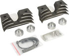 19-001d4s 19-001d4 Harddrive Finned Headbolt Cover Silver Harley Davidson Xl