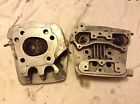 1986-cyl-heads Harley-davidson Aluminum 883 Bath Tub Style Cylinder Heads Set Pair Sportster Harley Used 1986