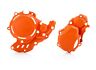 2731975226 Acerbis Engine Cover Kit Orange Ktm Husqvarna