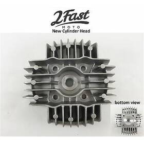 905-638 2fastmoto 38mm Cylinder Head 50cc - Puch Maxi Sport Luxe Newport E50 Magnum Mk