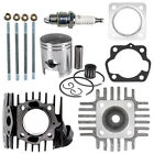 Mk1000961 50cc Piston Cylinder Head Top End For Suzuki Alt Jr 50 Kdx50 Quadrunner Lt50