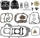 50mm Big Bore Cylinder Head Piston Kit For Gy6 50cc Scooter Mope Atv 64mm Valve