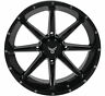608590 Quadboss Quad Boss Slicer Wheels Gloss Black Machined