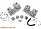 43857-00 688872 Custom Chrome Natural Headbolt Spark Plug Bridge Covers Harley Efi