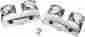 8413038 Drag Specialties Ds Chrome Rocker Arm Covers Harley Fxe 1200 Super Glide 1973-1980