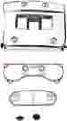 8731659 Drag Specialties Ds Rocker Box Cover Kit Chrome Harley-davidson Cvo Fxr2 1999