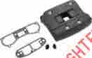 8763099 Drag Specialties Ds Rocker Box Cover Kit Black Harley Flhs Sport 1992-1993
