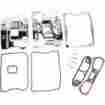 8731651 88-91 Drag Specialties Ds Rocker Box Cover Kit Chrome Harley Fxrs-sp Low Rider Sport Edition