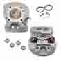 90-1360 S Cycle Natural 4-1 8 Big Bore Cylinder Head Kit For 84-99 Harley Evo V Ser