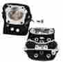 90-1361 S Cycle Black 4-1 8 Big Bore Cylinder Head Kit For 84-99 Harley Evo Vseries