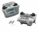 90-1509 S Cycle 4 Bore 93cc Super Stock Cylinder Heads Harley 1984-99 Evo Black