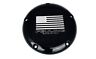 9154 Feuling American Flag Logo Derby Cover Black Harley Davidson