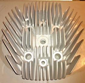 Y4mk2 Ajs Original Oe 80544 Used Alloy Cylinder Head Stormer 250 Y40 1968-74 Good Gasket Surface
