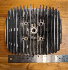29-1245 Beta Original Oe 1970s Moto 125cc Enduro Motorcycle Cylinder Head New Old Stock