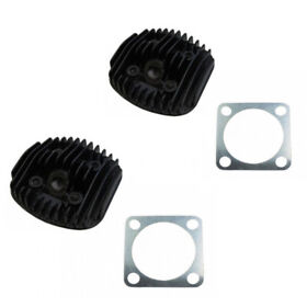2pc-80cc Black Cylinder Slant Head Cover Set 66cc Gas Motorized Bicycl