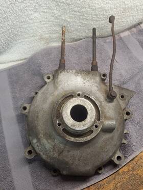 66-1632 Bsa Vintage B31 Motorcycle Crank Case Half Bb33 3211