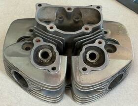 67-1102 Bsa A7 Ss Shooting Star Bare Cylinder Head Polished No Broken Fins