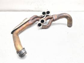 S0101.1am Buell 08 09 1125r Front Rear Exhaust Header Set Can Pipe Slip-on Silencer