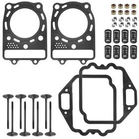 Caltric Ce0274xk195ll Cylinder Head Intake Exhaust Valve Kit Fits Kawasaki Vulcan 900 Vn900 2006-2020