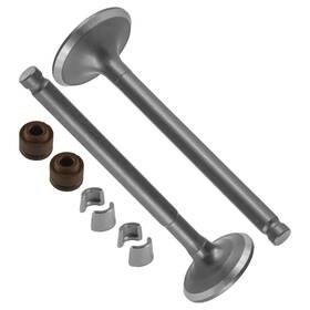 Ce0277xk198ll Caltric Cylinder Head Intake Exhaust Valve Kit Fits Honda Crf70f 2004-2012