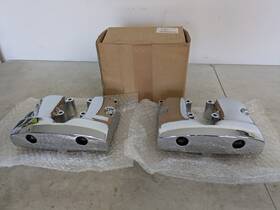 44121 Custom Chrome 66-84 Harley Shovelhead Rocker Box Arm Cover Kit Pair Set Top End