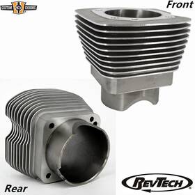 684711 Custom Chrome 684710 Front And Rear Pair Natural Cylinders 4-1/8 Bore Fit For Revtech 115 Inch 4x4 Motors