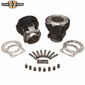 58030 Custom Chrome / Revtech Pair Cylinder Set Fits For Shovelhead Engines 1966-1984 With 3 5/8 Inch Bore