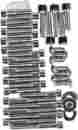 Ds-190818s Mk188s Drag Specialties Smooth Socket Head Derby Cover Set Harley Fxr 1987-1994
