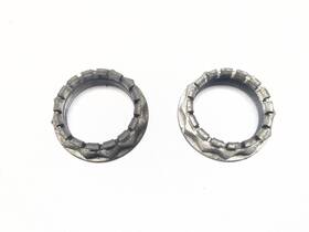 70310012a Ducati 07-11 848 1098 1198 Axle Nut Set Pair