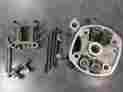 12220-me2-000 Gl650 Honda 83 Right Cylinder Head With Rockers Pushrods Gl 650 I Silverwing