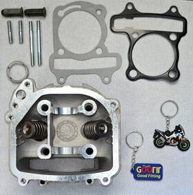 87860 Goofit Gy6 150cc Cylinder Head With Egr Gaskets Studs Nuts