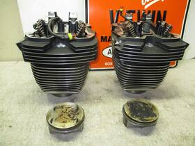 16500104 Harley-davidson Genuine Milwaukee Eight M8 Heads Cylinders And Pistons 117 Inch