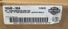 16549-99a Harley-davidson Kit Conversion Silver/1550 Pn