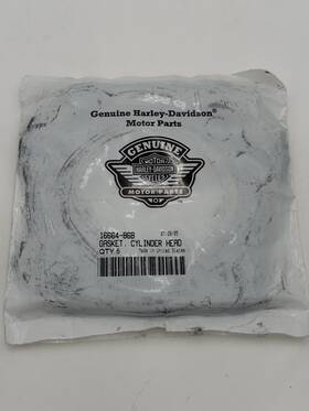 Harley-davidson 16664-86a Lot Of 5 Oem Cylinder Head Gasket P/n 16664-86b Nos New