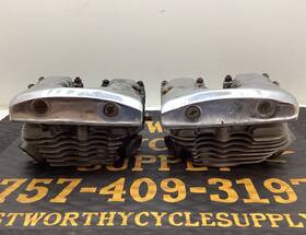 16666-70 Harley-davidson Oem 1970 74ci Shovelhead Cylinder Heads And Rocker Boxes Fl Flh Fx Fxe