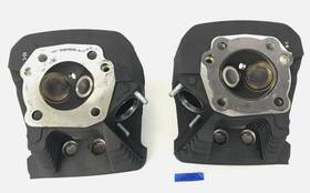 16668-07 Harley-davidson 2007-2014 Sportster 883 Heads 4k Miles Black