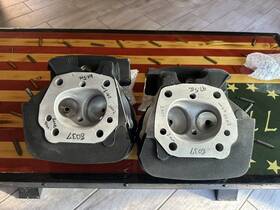 17474-11 Harley-davidson Pair Of 120rx Hurricane Twin Cam Cylinder Heads For Touring Models