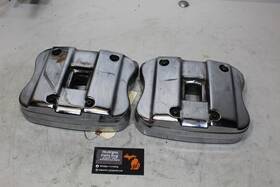 17501-86a Harley-davidson 86 Sportster Xl 883 1100 1200 Chrome Rocker Cover Set Bubbling