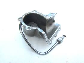 17512-38 Harley-davidson Knucklehead Rear Intake Rocker Arm / Valve Tin Lower Cover Old Chrome