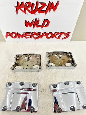 17643-99 Harley-davidson 2007 Electra Glide Twin Cam Chrome Rocker Box Head Cover