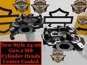 Harley-davidson 48839 Oem Cvo 23-26 Gen2 M8 Touring Softail Cylinder Heads Center Cooled Engine