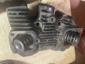 682-71d Harley-davidson Vintage Iron Head Cylinder
