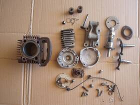12100-028-791 Honda Ct90 73-76 Cylinder With Camshaft And Top End Parts