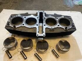 12100mj1671 Honda Cb 700 Sc Nighthawk S Cylinder Jugg With Piston Set Cb700sc 1984-85-86
